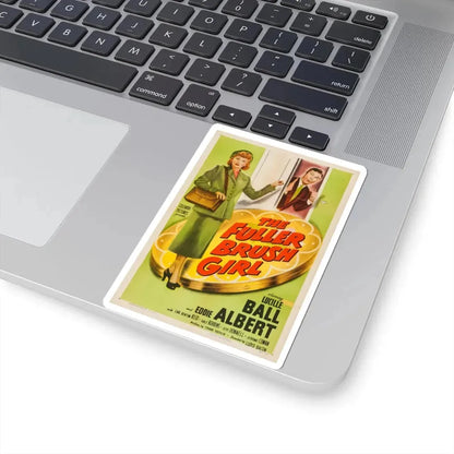 The Fuller Brush Girl 1950 Movie Poster - STICKER Vinyl Kiss-Cut Decal - The Sticker Space