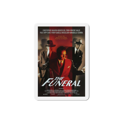 The Funeral 1996 Movie Poster Die-Cut Magnet-3" x 3"-The Sticker Space