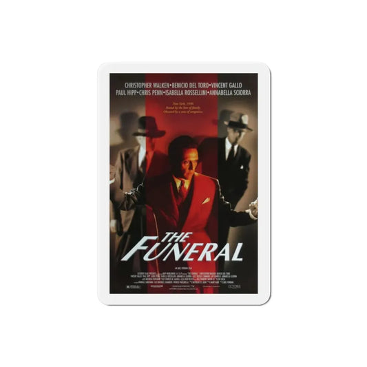 The Funeral 1996 Movie Poster Refrigerator Magnet 2 Inch - The Sticker Space