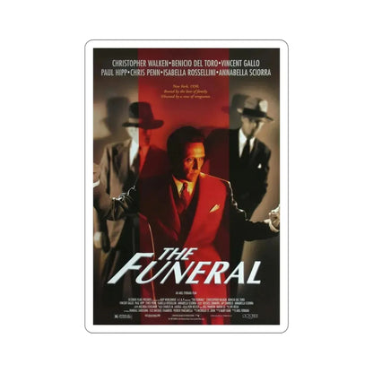 The Funeral 1996 Movie Poster STICKER Vinyl Die-Cut Decal 5 Inch - The Sticker Space