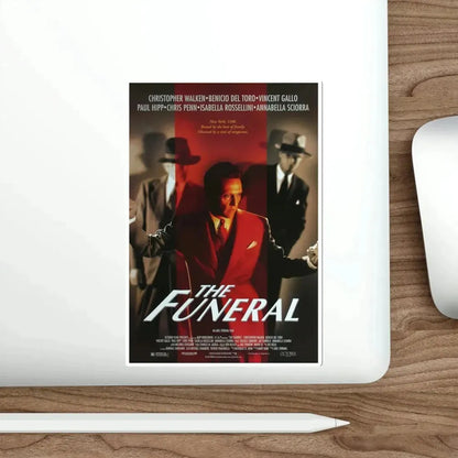 The Funeral 1996 Movie Poster STICKER Vinyl Die-Cut Decal - The Sticker Space