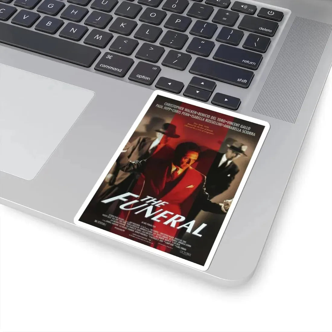 The Funeral 1996 Movie Poster - STICKER Vinyl Kiss-Cut Decal - The Sticker Space