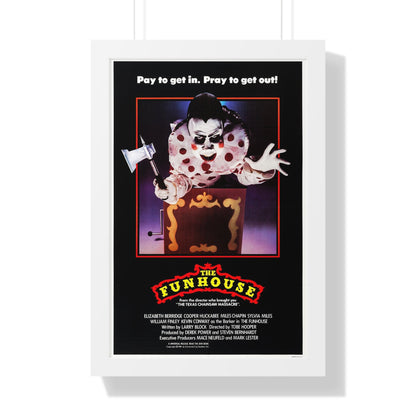 THE FUNHOUSE 1981 - Framed Movie Poster-16″ x 24″-The Sticker Space