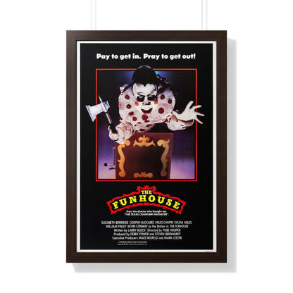 THE FUNHOUSE 1981 - Framed Movie Poster-20" x 30"-The Sticker Space