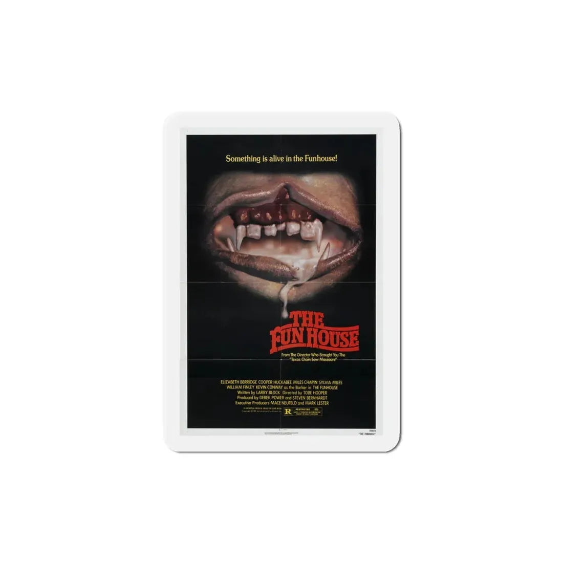 The Funhouse 1981 Movie Poster Refrigerator Magnet 4 Inch - The Sticker Space