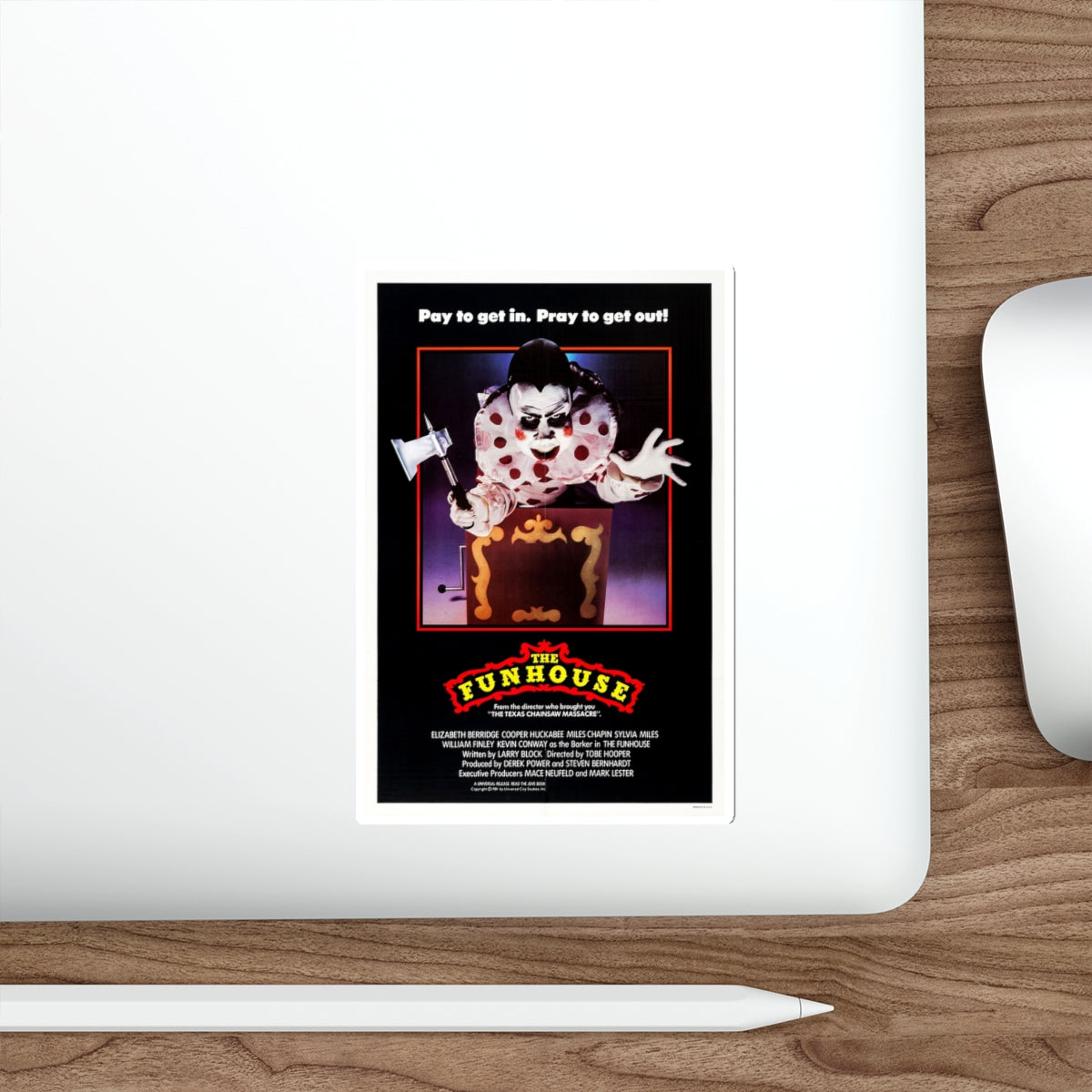 THE FUNHOUSE 1981 Movie Poster STICKER Vinyl Die-Cut Decal-The Sticker Space