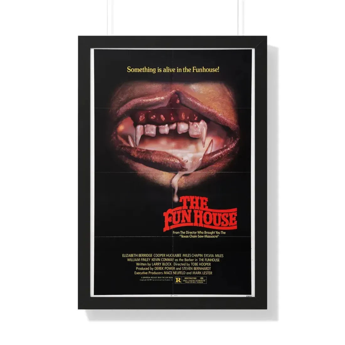 THE FUNHOUSE (2) 1981 - Framed Movie Poster 20" x 30" Black - The Sticker Space