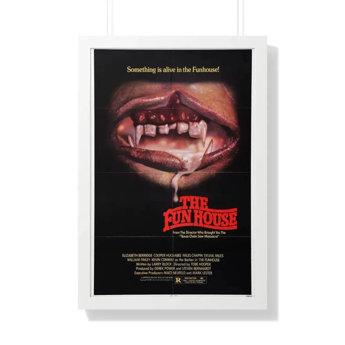THE FUNHOUSE (2) 1981 - Framed Movie Poster 20" x 30" White - The Sticker Space