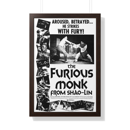 THE FURIOUS MONK FROM SHAO-LIN 1974 - Framed Movie Poster-20" x 30"-The Sticker Space