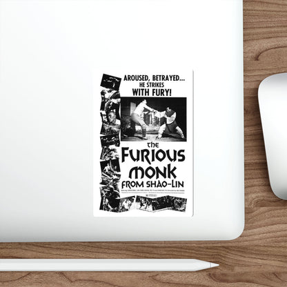THE FURIOUS MONK FROM SHAO-LIN 1974 Movie Poster STICKER Vinyl Die-Cut Decal-The Sticker Space
