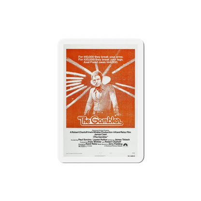 The Gambler 1974 Movie Poster Refrigerator Magnet 3 Inch - The Sticker Space