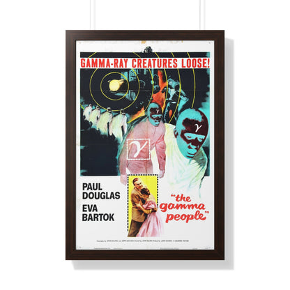 THE GAMMA PEOPLE 1956 - Framed Movie Poster-20" x 30"-The Sticker Space