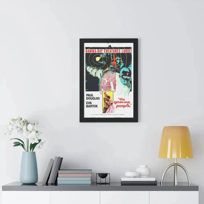 THE GAMMA PEOPLE 1956 - Framed Movie Poster - The Sticker Space
