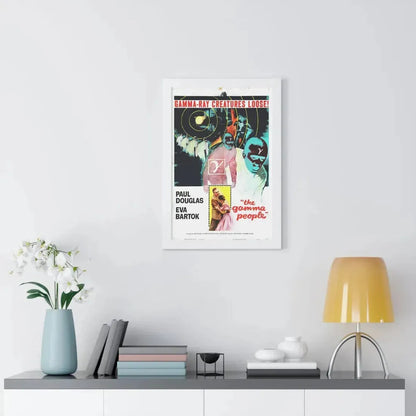 THE GAMMA PEOPLE 1956 - Framed Movie Poster - The Sticker Space