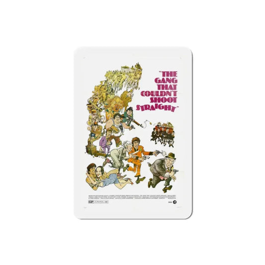 The Gang That Couldn't Shoot Straight 1971 Movie Poster Refrigerator Magnet 2 Inch - The Sticker Space