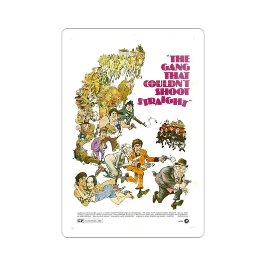 The Gang That Couldn't Shoot Straight 1971 Movie Poster STICKER Vinyl Die-Cut Decal 2 Inch - The Sticker Space