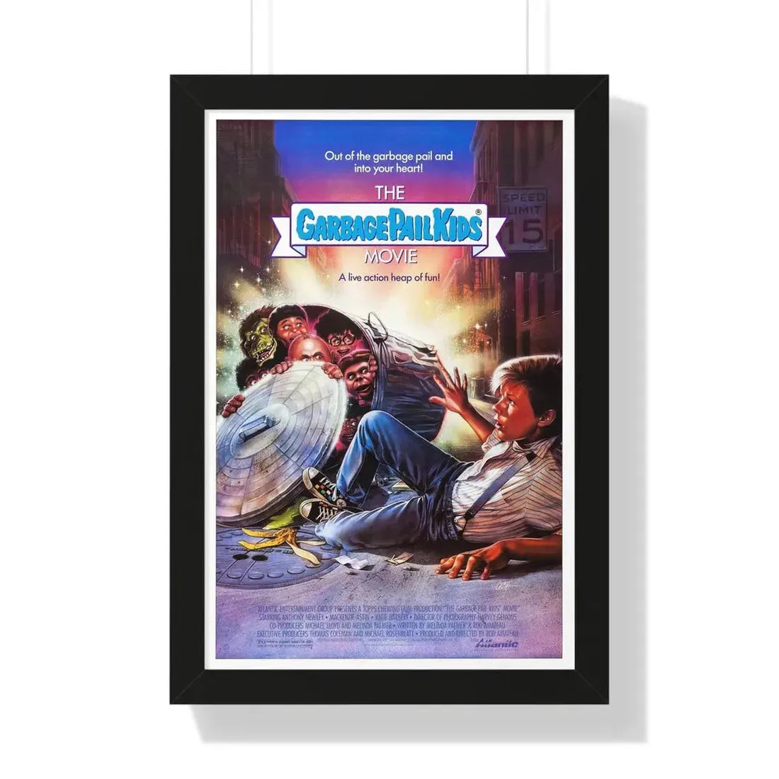 THE GARBAGE PAIL KIDS MOVIE 1987 - Framed Movie Poster 16″ x 24″ Black - The Sticker Space
