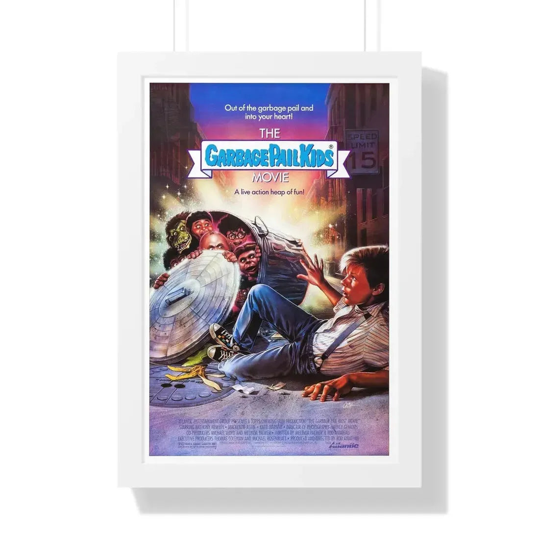 THE GARBAGE PAIL KIDS MOVIE 1987 - Framed Movie Poster 16″ x 24″ White - The Sticker Space