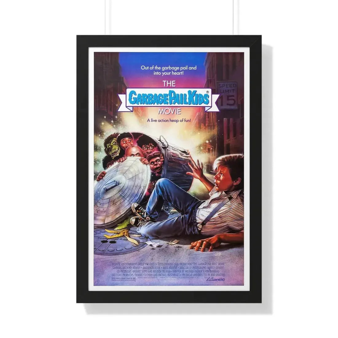 THE GARBAGE PAIL KIDS MOVIE 1987 - Framed Movie Poster 20" x 30" Black - The Sticker Space