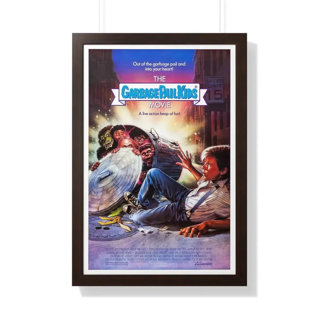 THE GARBAGE PAIL KIDS MOVIE 1987 - Framed Movie Poster 20" x 30" Walnut - The Sticker Space