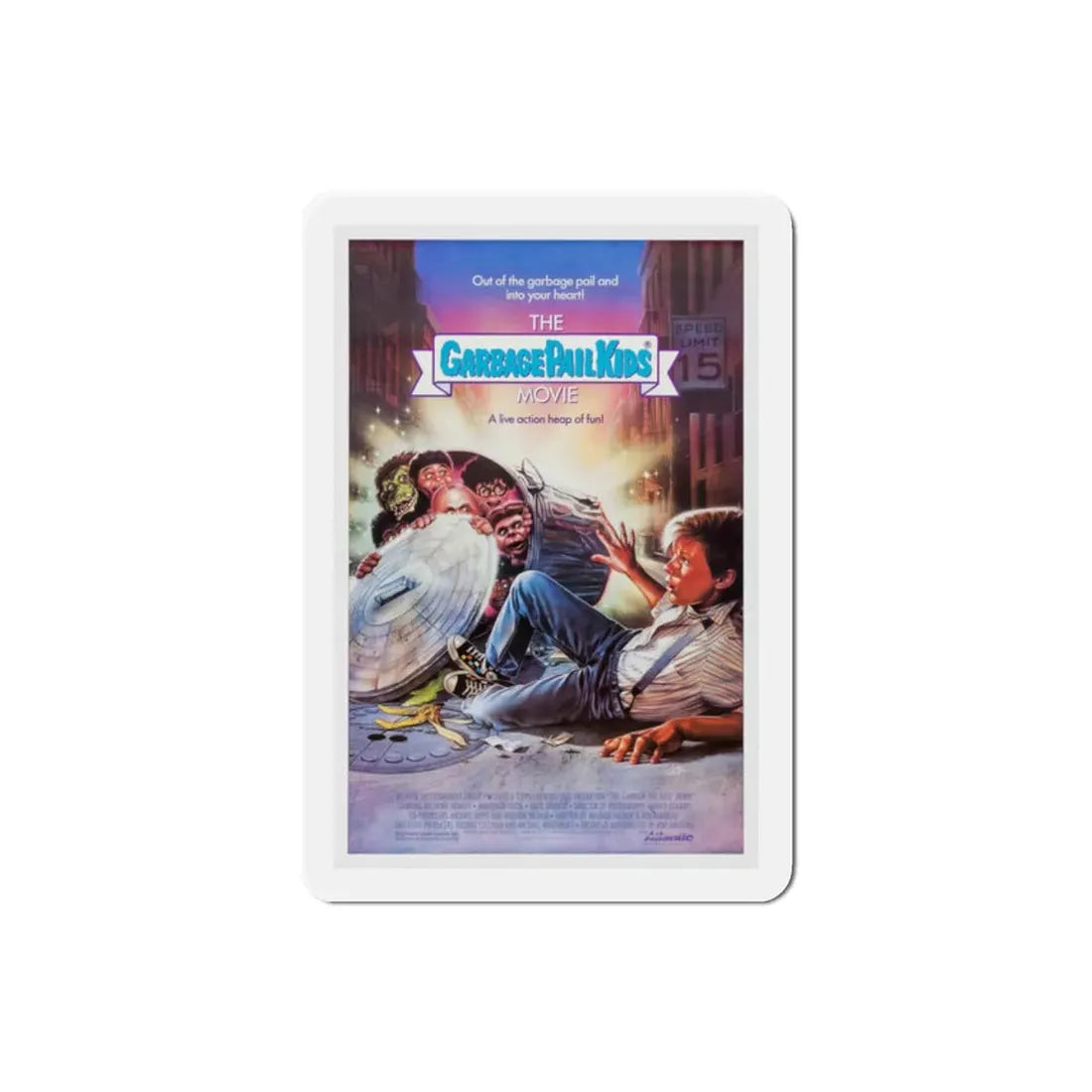 The Garbage Pail Kids Movie 1987 Movie Poster Refrigerator Magnet 2 Inch - The Sticker Space