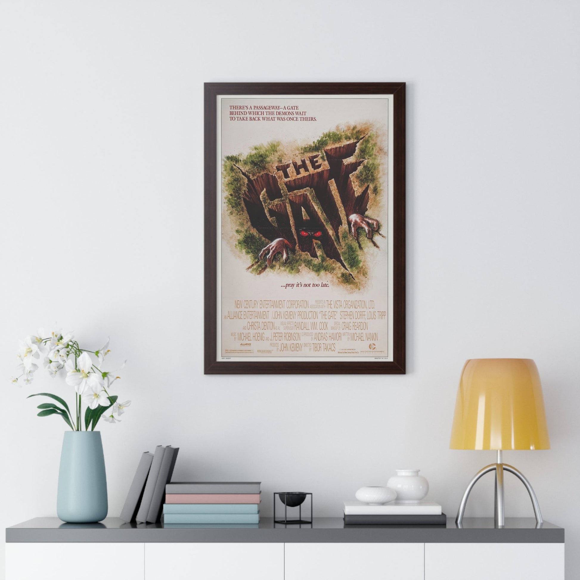 THE GATE 1987 - Framed Movie Poster-The Sticker Space