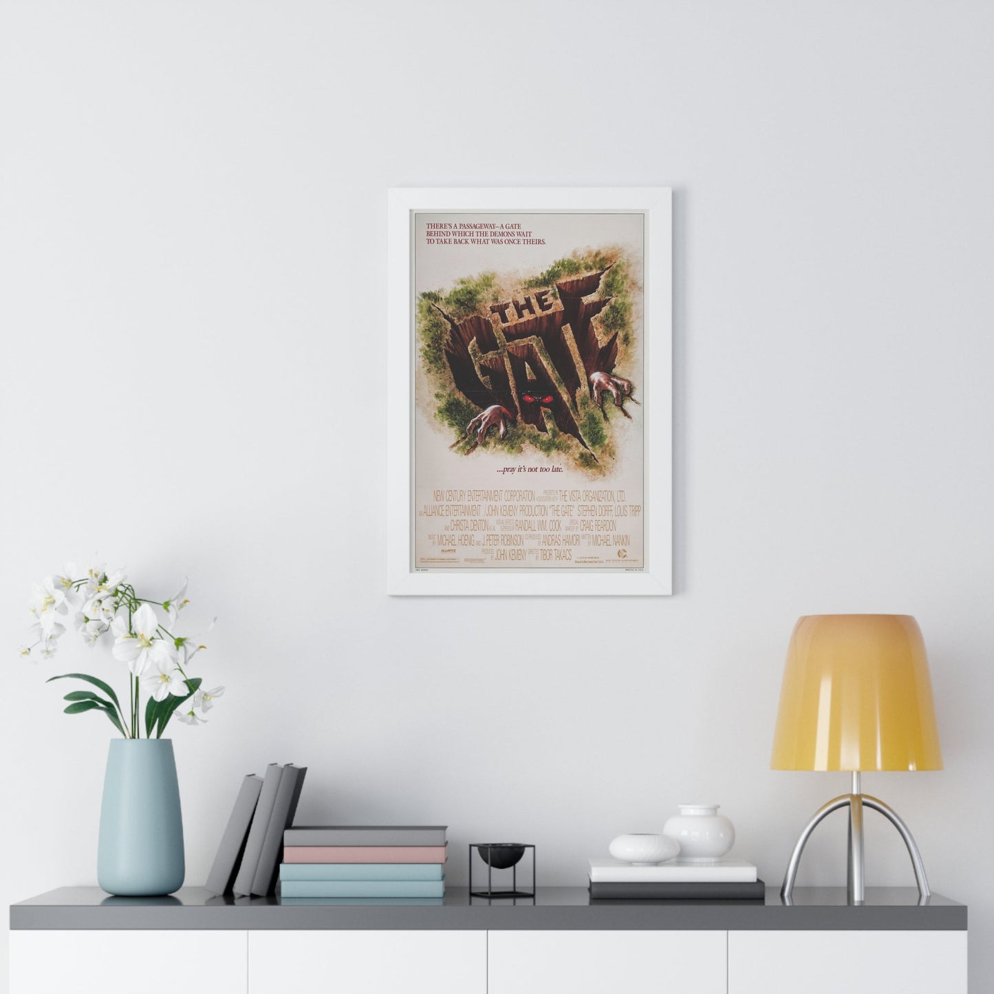 THE GATE 1987 - Framed Movie Poster-The Sticker Space