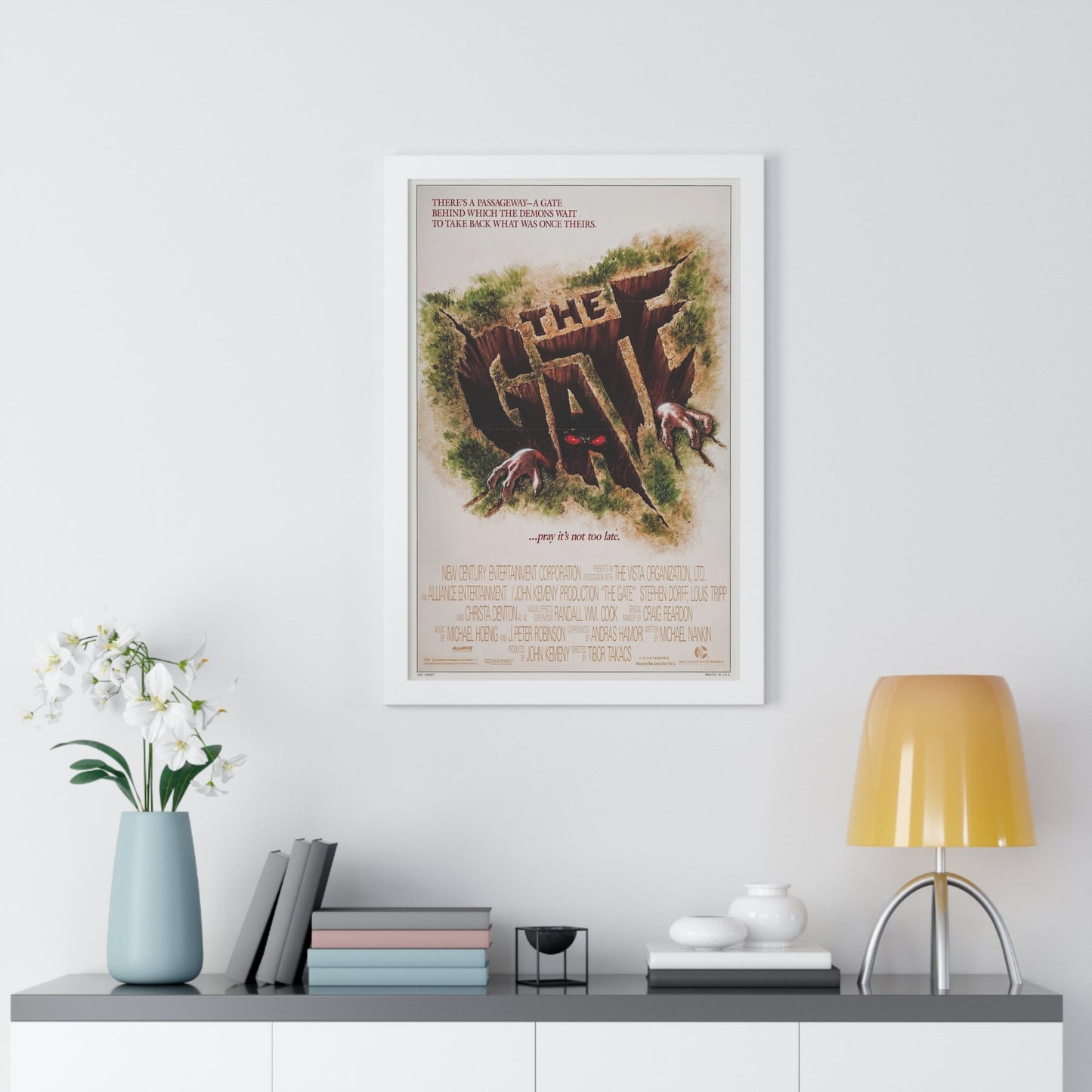 THE GATE 1987 - Framed Movie Poster-The Sticker Space