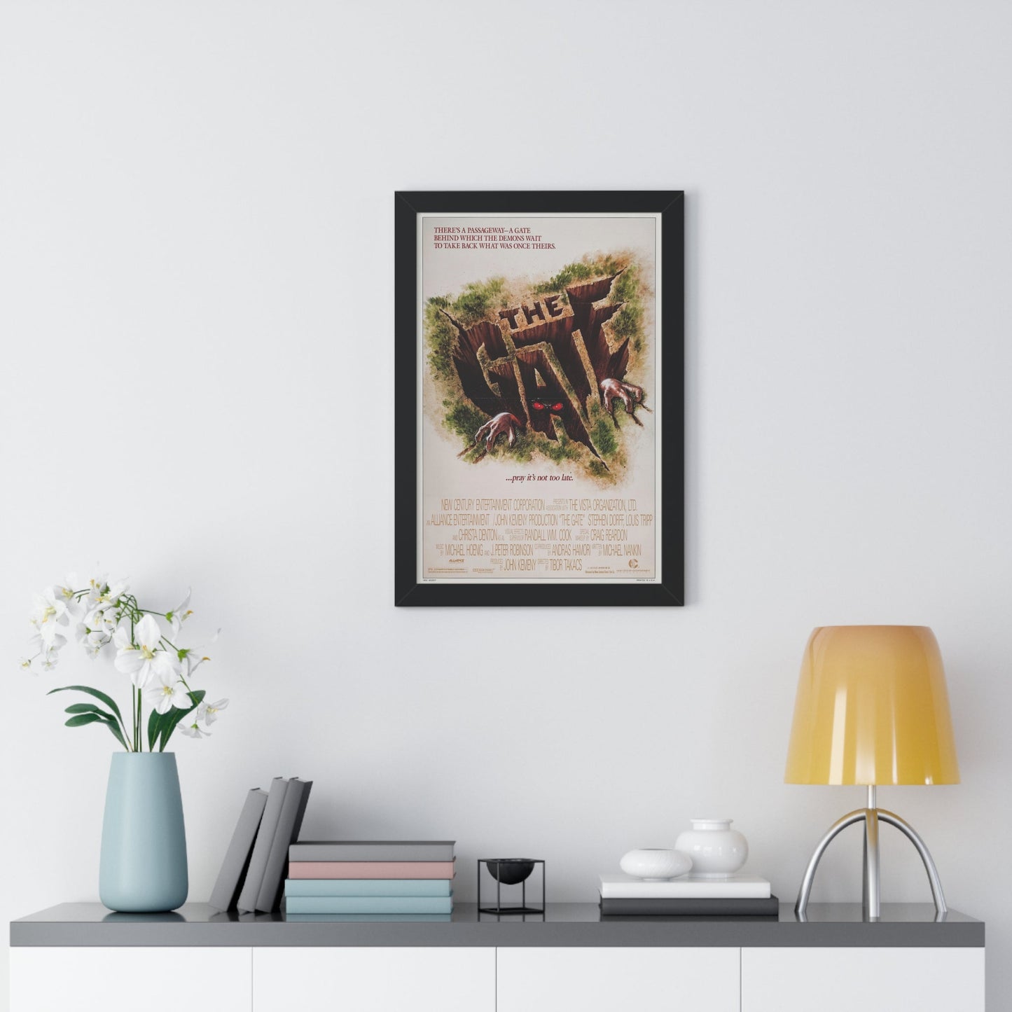 THE GATE 1987 - Framed Movie Poster-The Sticker Space