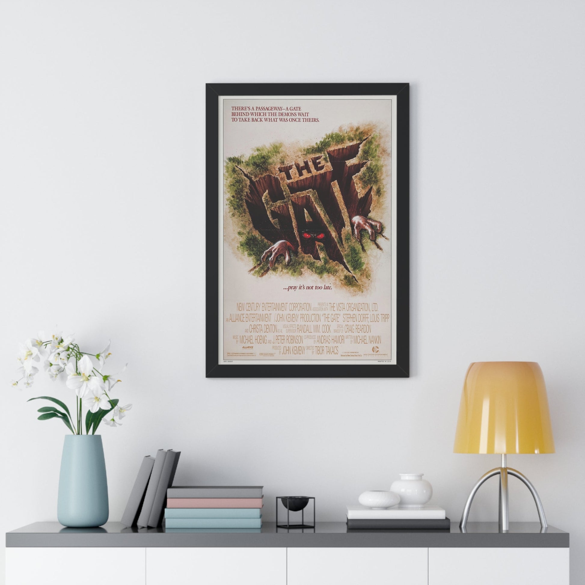 THE GATE 1987 - Framed Movie Poster-The Sticker Space