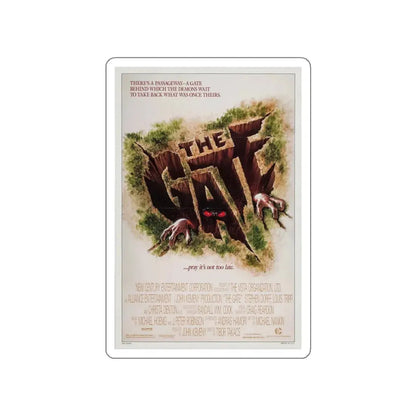 THE GATE 1987 Movie Poster STICKER Vinyl Die-Cut Decal 5 Inch - The Sticker Space
