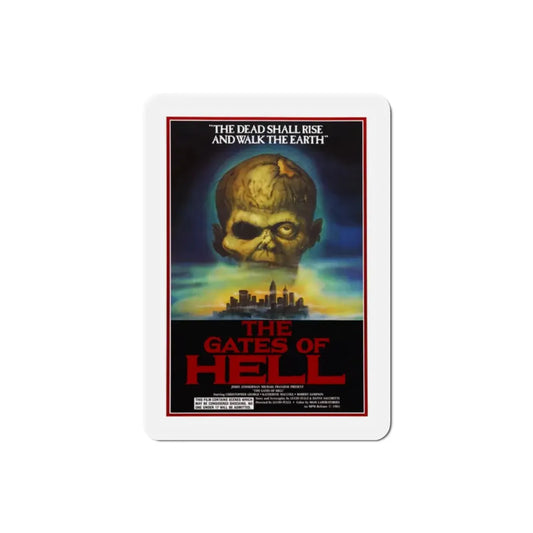The Gates of Hell aka City of the Living Dead 1983 Movie Poster Refrigerator Magnet 2 Inch - The Sticker Space
