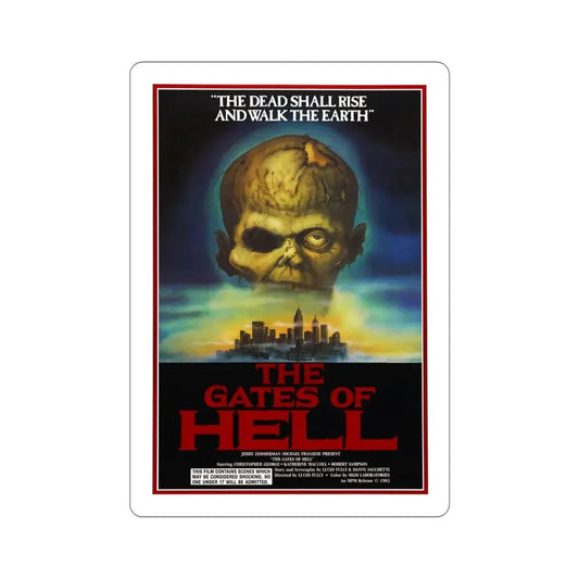The Gates of Hell aka City of the Living Dead 1983 Movie Poster STICKER Vinyl Die-Cut Decal 6 Inch - The Sticker Space