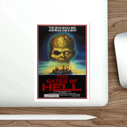 The Gates of Hell aka City of the Living Dead 1983 Movie Poster STICKER Vinyl Die-Cut Decal - The Sticker Space