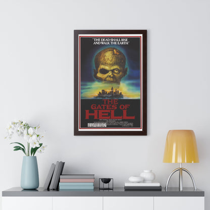 THE GATES OF HELL (CITY OF THE LIVING DEAD) 1980 - Framed Movie Poster-The Sticker Space