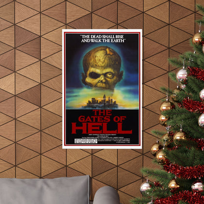 THE GATES OF HELL (CITY OF THE LIVING DEAD) 1980 - Paper Movie Poster