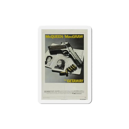 The Getaway 1972 Movie Poster Refrigerator Magnet 4 Inch - The Sticker Space
