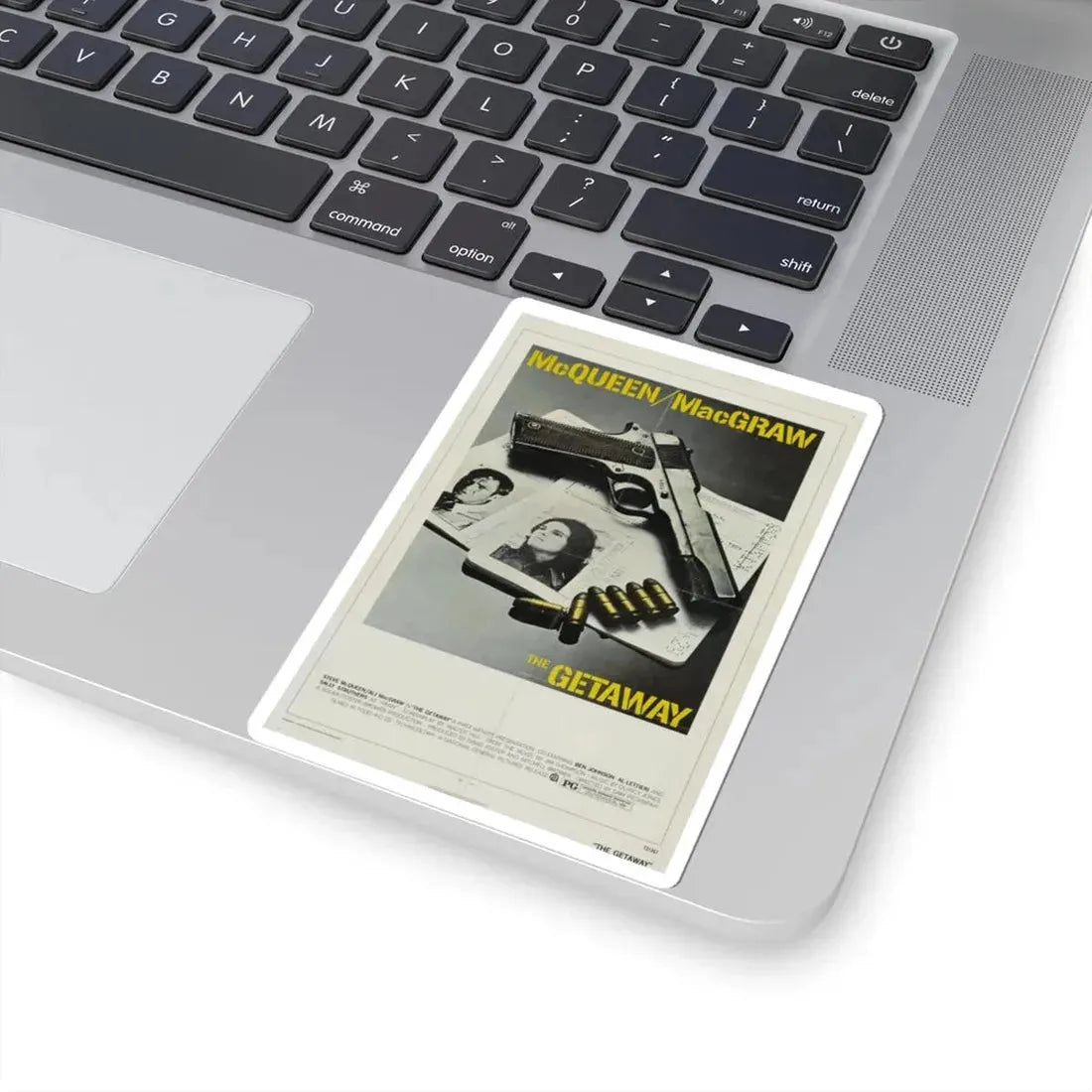 The Getaway 1972 Movie Poster - STICKER Vinyl Kiss-Cut Decal - The Sticker Space