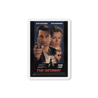 The Getaway 1994 Movie Poster Die-Cut Magnet-3" x 3"-The Sticker Space