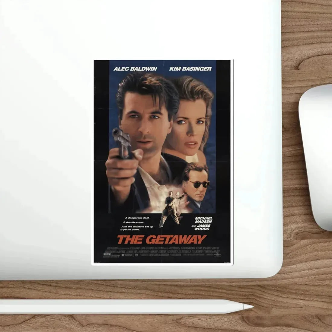 The Getaway 1994 Movie Poster STICKER Vinyl Die-Cut Decal - The Sticker Space