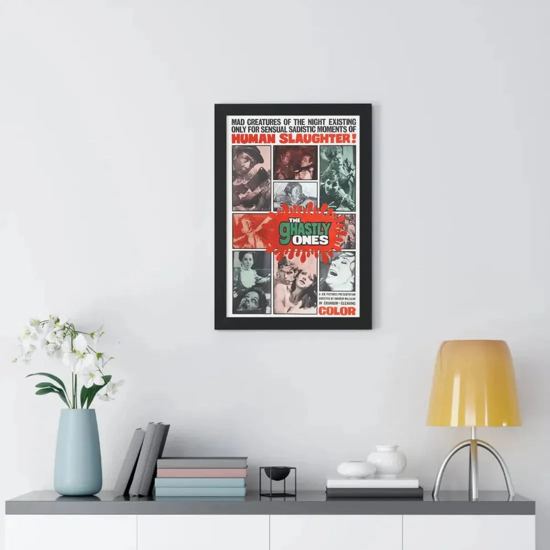 THE GHASTLY ONES 1968 - Framed Movie Poster - The Sticker Space