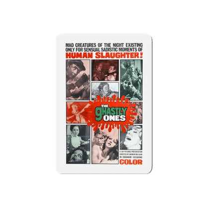 THE GHASTLY ONES 1968 Movie Poster - Refrigerator Magnet 5 Inch Die-Cut - The Sticker Space