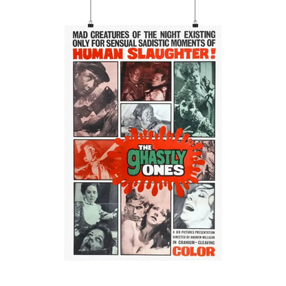 THE GHASTLY ONES 1968 - Paper Movie Poster 20″ x 30″ Matte - The Sticker Space