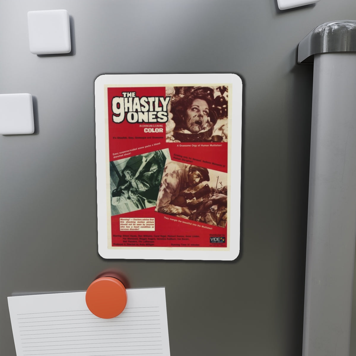 THE GHASTLY ONES (2) 1968 Movie Poster - Refrigerator Magnet-The Sticker Space