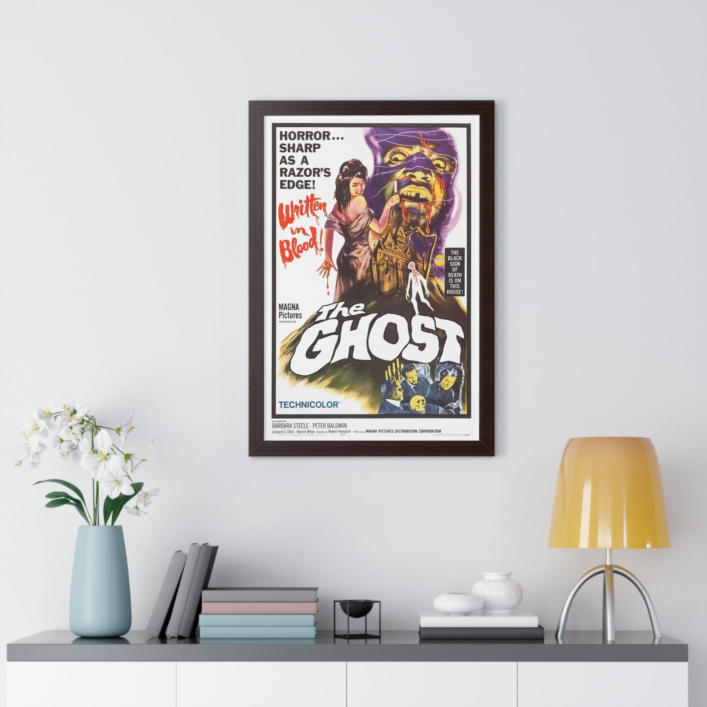 THE GHOST 1963 - Framed Movie Poster-The Sticker Space