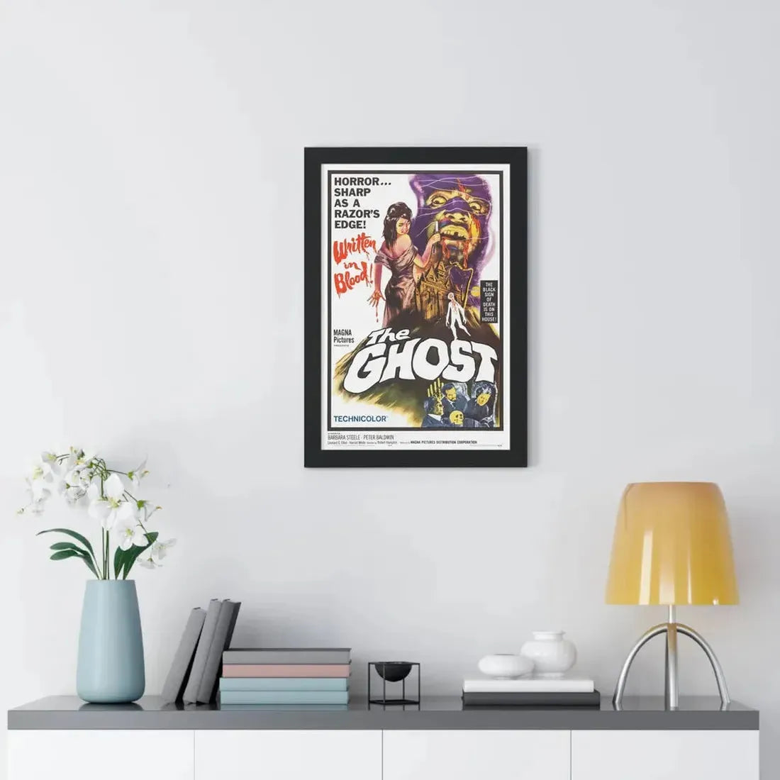 THE GHOST 1963 - Framed Movie Poster - The Sticker Space