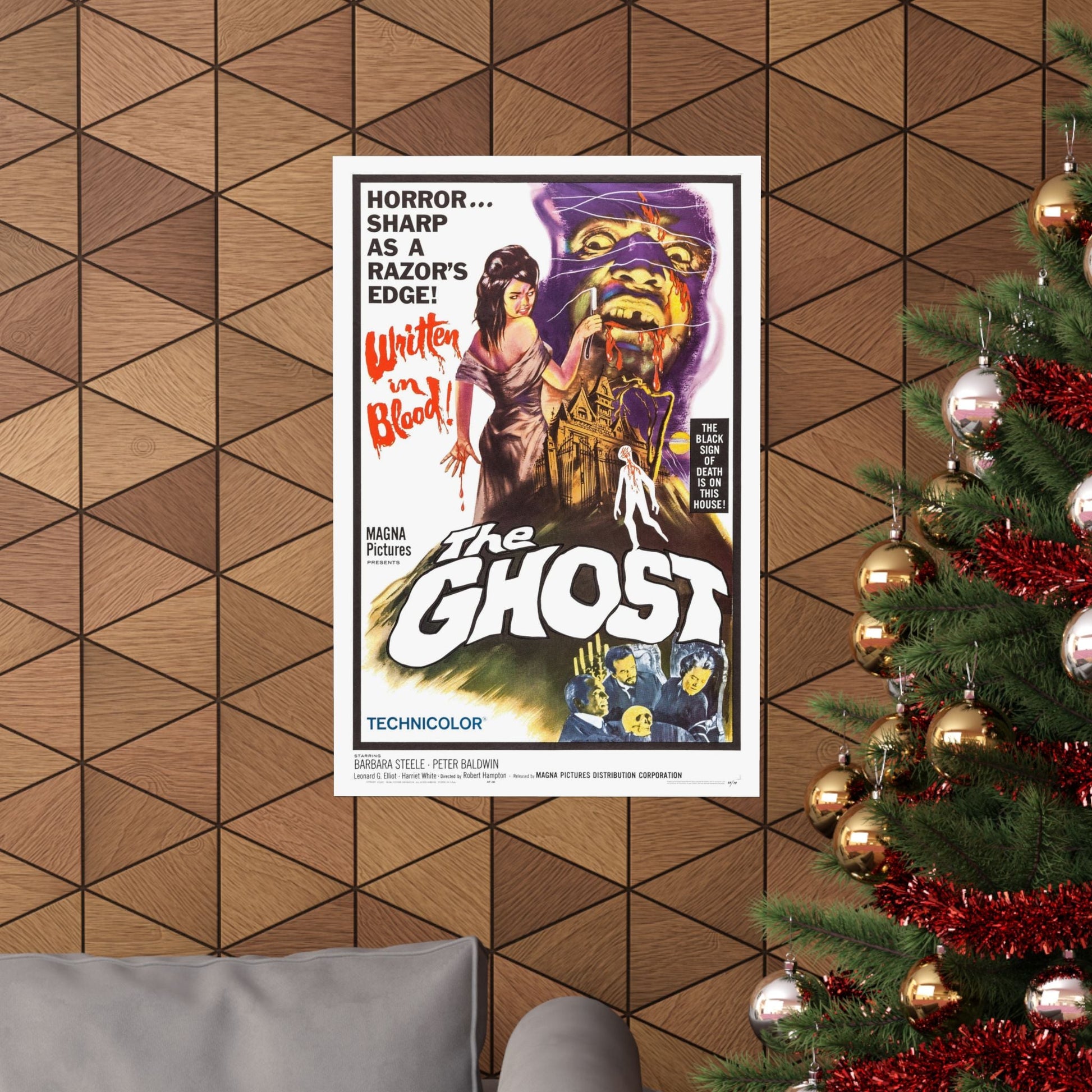 THE GHOST 1963 - Paper Movie Poster-The Sticker Space