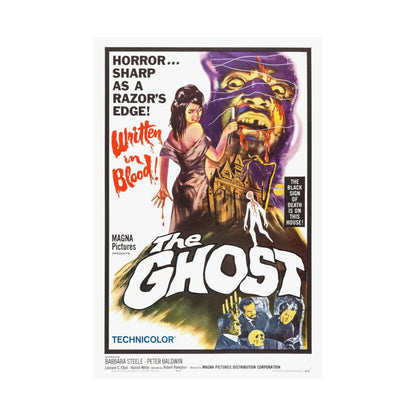 THE GHOST 1963 - Paper Movie Poster-The Sticker Space