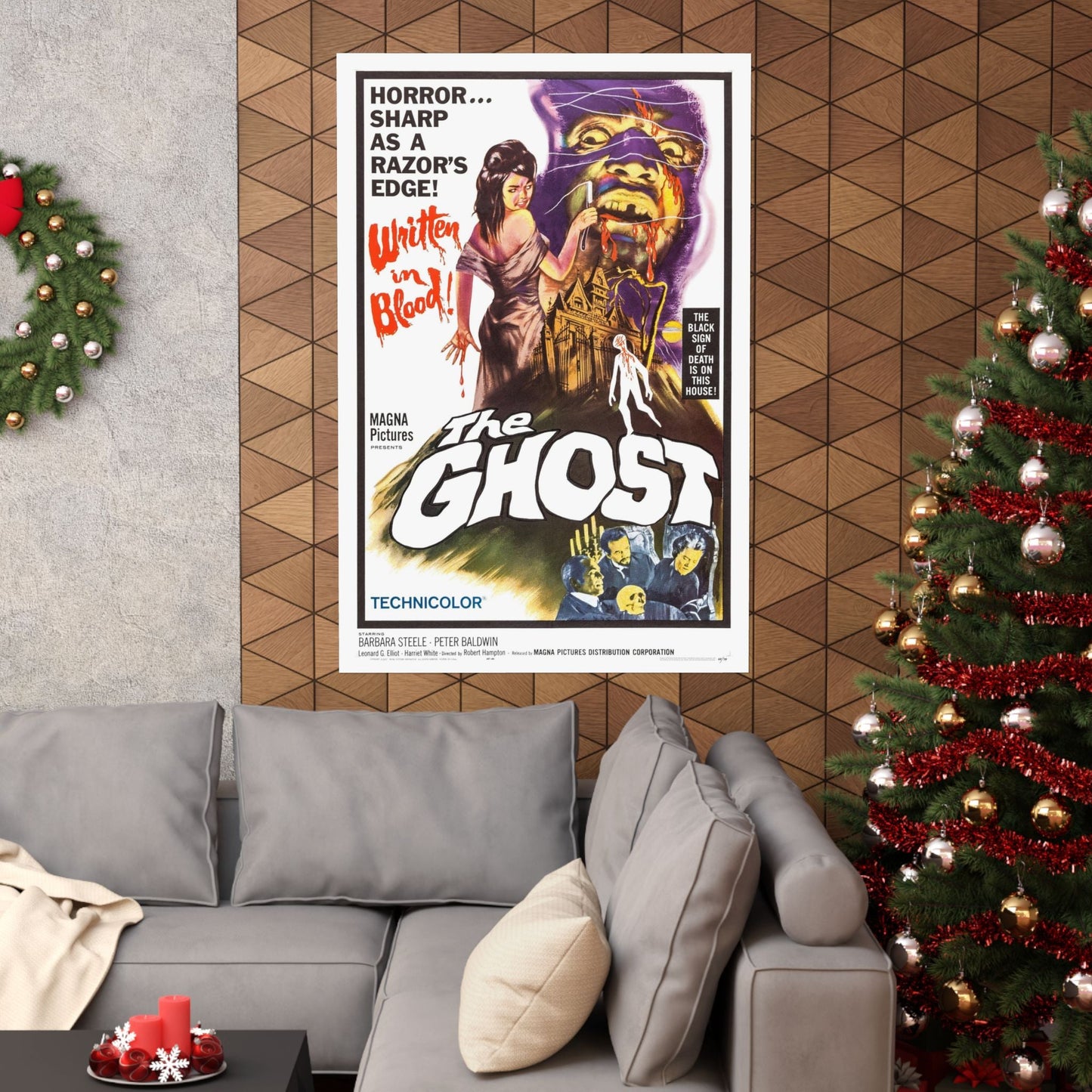 THE GHOST 1963 - Paper Movie Poster-The Sticker Space