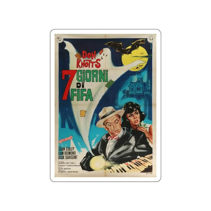 THE GHOST AND MR CHICKEN 1966 Movie Poster STICKER Vinyl Die-Cut Decal 4 Inch - The Sticker Space